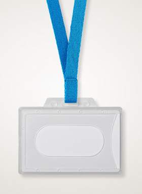 Holder ze smyczą błękitną holder 1N z taśmą błękitną