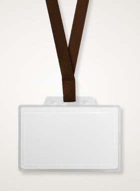 Holder ze smyczą błękitną holder 1N z taśmą błękitną