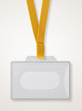 Holder ze smyczą żółtą holder 1N z taśmą żółtą